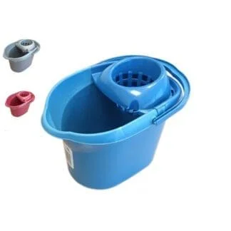 Cubo con escurridor de 14 litros